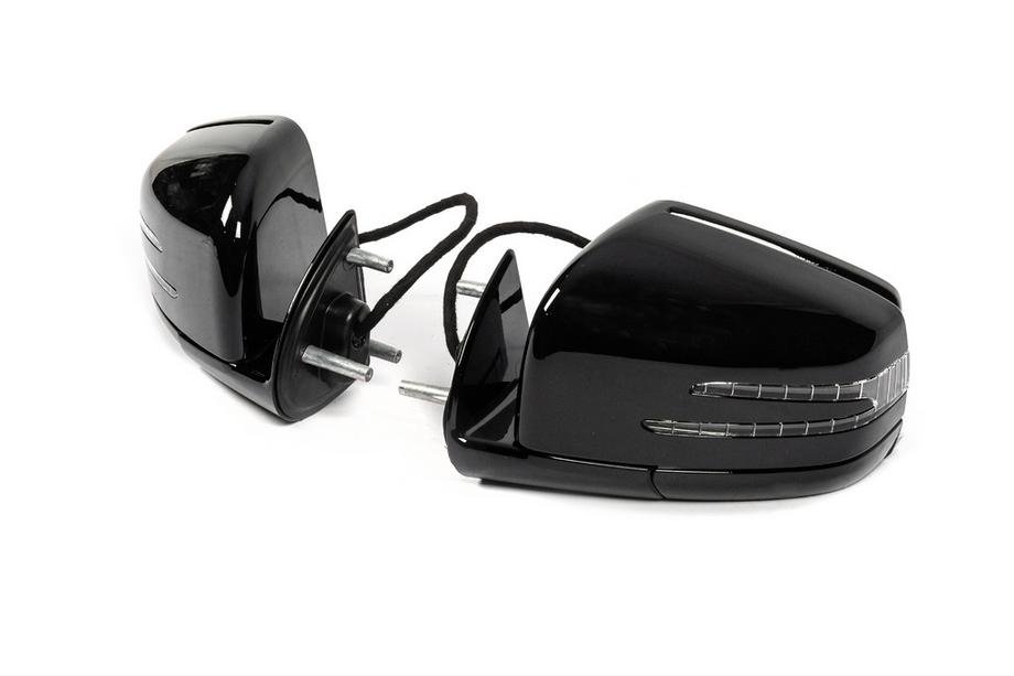 Mercedes GL class X164 2006-2012 Facelift Spiegel (Schwarz, 2 Stk) Image