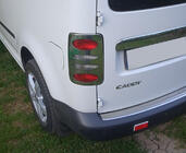 Volkswagen Caddy 2004-2010 Chrom Rückleuchten Abdeckungen V2 (2 Stk., Edelstahl) Carmos - Türkischer Edelstahl Foto 1
