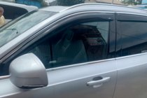 Volvo XC90 2015- Windabweiser mit Chromleiste (4 Stk, HIC) Foto 4