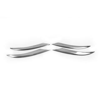 Chrom Abdeckungen für Nebelscheinwerfer passend für AMG (4 Stk) Mercedes C-class W205 2014-2021 Foto 3