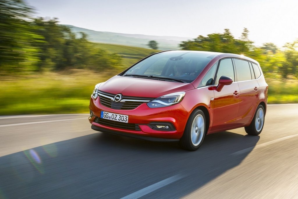 Übersicht der kompakte Minivan Opel Zafira