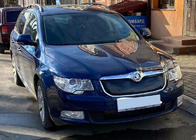 Skoda Superb 2009-2015 Winterabdeckung für Kühlergrill (Oben, 2008-2013) Matt Foto 4