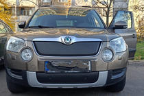 Skoda Yeti 2009-2017 Winterabdeckung für Kühlergrill (oben, 2009-2013) Foto 2