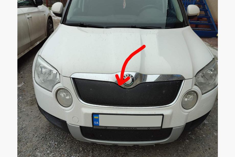 Skoda Yeti 2009-2017 Winterabdeckung für Kühlergrill (oben, 2009-2013) Image