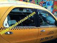 Fiat Albea 2002-2012 Fensterzierleisten außen Edelstahl (4 Stk.) Foto 2