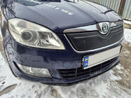 Skoda Roomster 2006-2015 Winterabdeckung für Kühlergrill (2010+, oben) Glänzend Foto 1