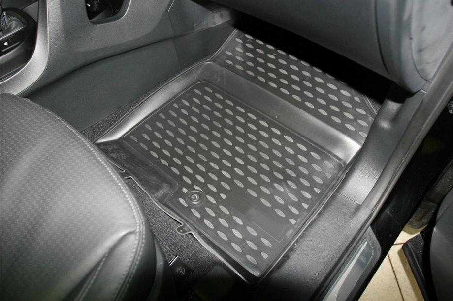 Hyundai Santa Fe 3 2012-2018 Gummimatten für den Innenraum (4 Stk, Novline) Foto 2
