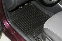 Hyundai Accent 2011-2017 Gummifußmatten für Innenraum (4 Stk, Novline) HB Foto 2