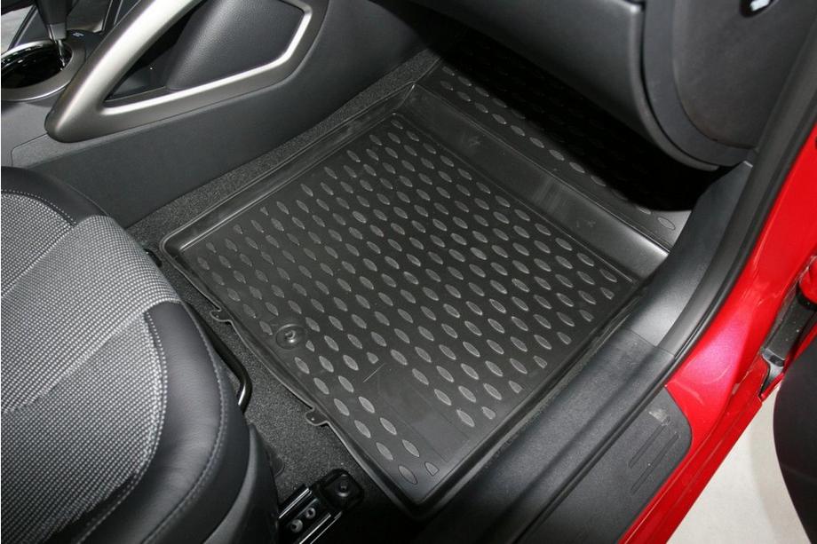 Hyundai Veloster 2011-2017 Gummimatten für den Innenraum (4 Stk, Novline) Foto 3