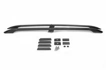 Toyota Land Cruiser Prado 150 2009-2023 Dachreling türkisches Design (Schwarz, 2 Stk) Metallfüße Foto 10