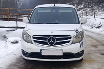 Mercedes Citan 2013-2021 Chrom Kühlergrill Blenden (5 Stk, Edelstahl) Foto 2