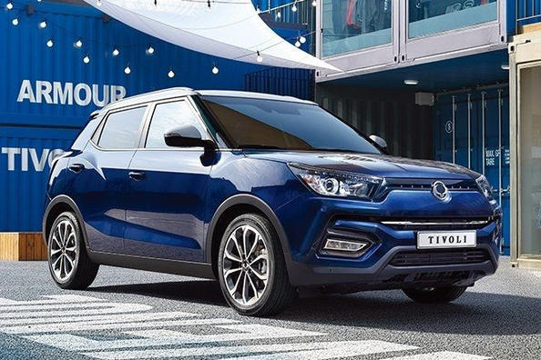 Neu gestaltete kompakte Crossover SsangYong Tivoli