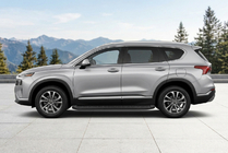 Hyundai Santa Fe 4 2018-2023 Seitenschweller Tayga Black (2 Stk., Aluminium) Foto 1