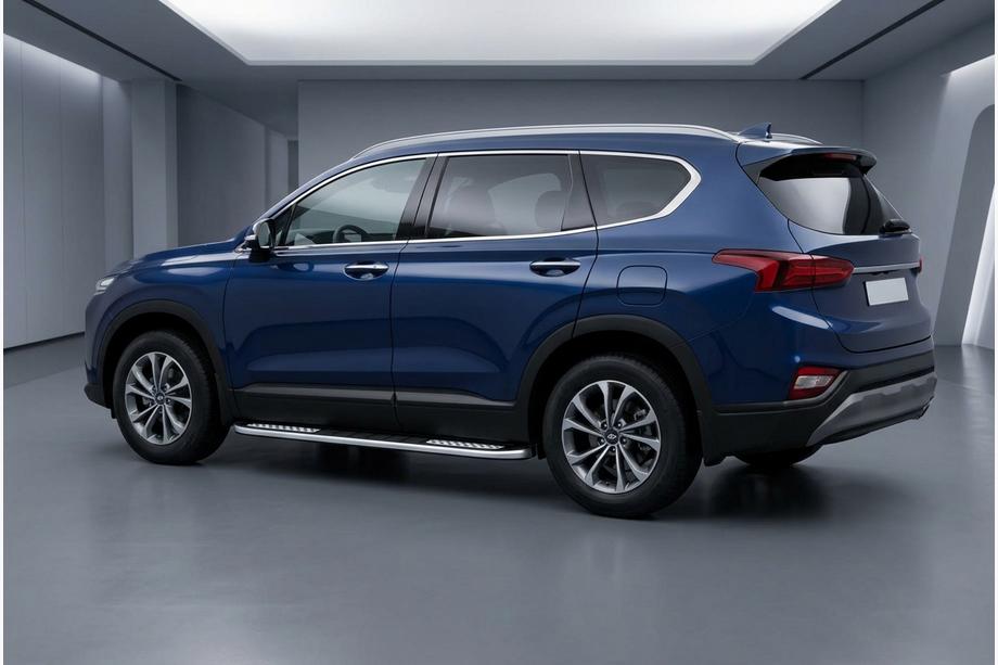 Hyundai Santa Fe 4 2018-2023 Seitenschweller Tayga V2 (2 Stk., Aluminium) Image