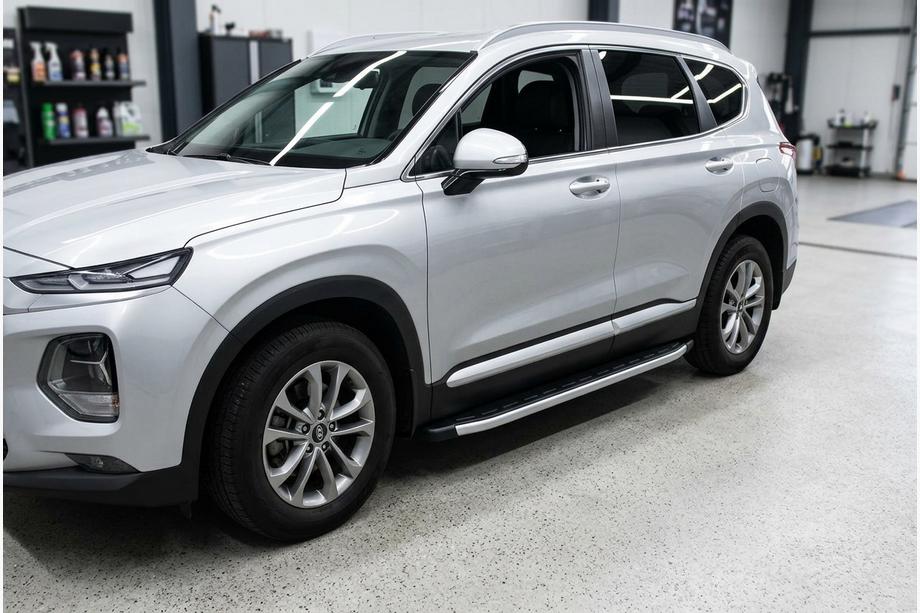 Hyundai Santa Fe 4 2018-2023 Trittbretter Duru (2 Stk., Aluminium) Image