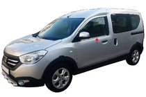 Renault Dokker 2013-2022 Fensterzierleisten (2 Stk., Edelstahl) Carmos - Türkischer Edelstahl Foto 1