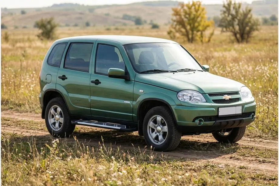 Chevrolet Niva 1998-2020 Seitenschweller Sunrise (2 Stk., Aluminium) Image