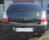 Renault Logan I 2005-2008 Chromleiste untere Kante Kofferraumdeckel (Edelstahl) Foto 5