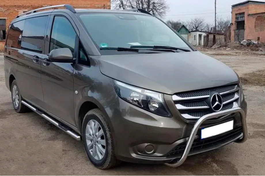 Mercedes Vito/V-class W447 2014- Frontbügel WT006 (Edelstahl) Image