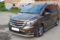 Mercedes Vito/V-class W447 2014- Frontschutzbügel ST008 (Edelstahl) Foto 2