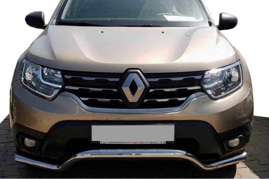 Dacia Duster 2018-2024 Frontschutz WT008 (Edelstahl) Image