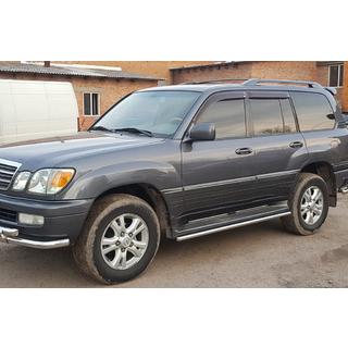 Seitenschutzrohre (2 Stk., Edelstahl) Lexus LX470 1998-2007 Foto 2