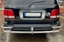 Lexus LX470 1998-2007 Heckschutz AK009-15 (Edelstahl) Foto 2