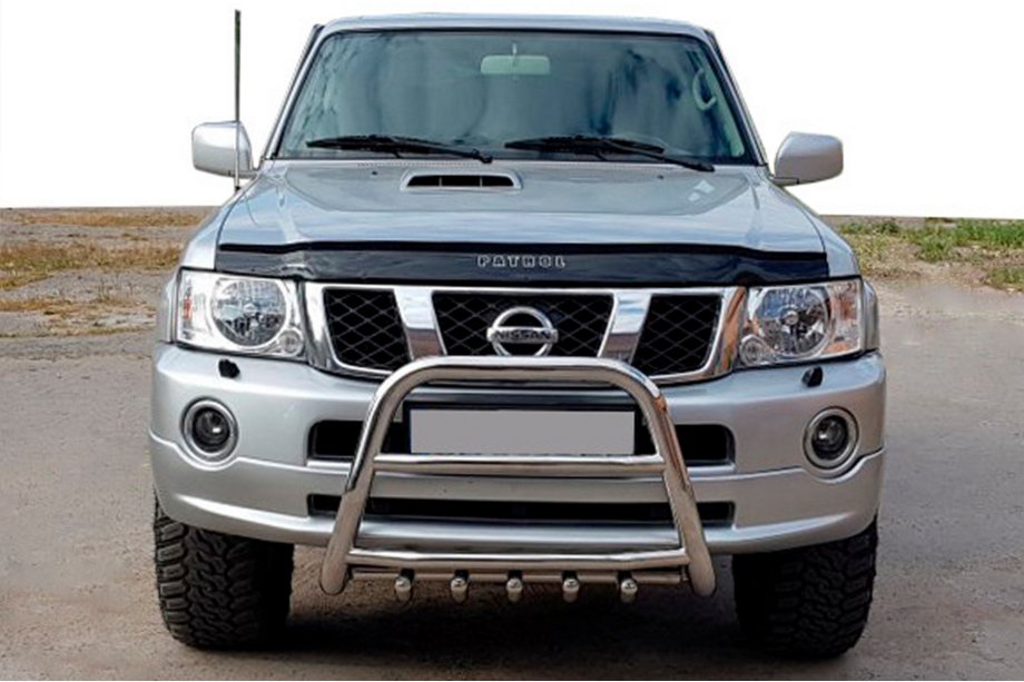 Nissan Patrol Y61 1997-2011 Frontbügel QT007 (Edelstahl) Image