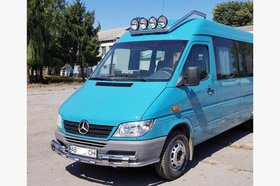 Mercedes Sprinter W901/902/903/904/905 1995–2006 Frontschutzbügel ST015-2 (Edelstahl) 1995-2000 Foto 3