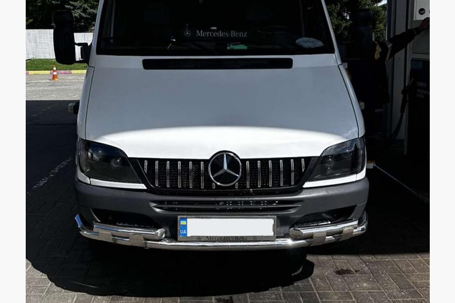Mercedes Sprinter W901/902/903/904/905 1995–2006 Frontschutzbügel ST015-2 (Edelstahl) 1995-2000 Foto 8