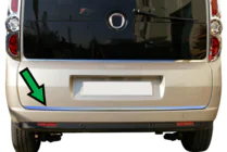 Opel Combo 2012-2018 Kofferraumdeckel Leistenabdeckung Edelstahl Foto 4