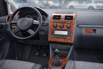 Volkswagen Touran 2010-2015 Armaturenbrett Abdeckungen Aluminium Foto 1