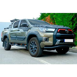 Frontschutzbügel Texas für 2020+ (76mm, schwarz) Toyota Hilux 2015- Foto 3