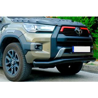 Frontschutzbügel Texas für 2020+ (76mm, schwarz) Toyota Hilux 2015- Foto 2