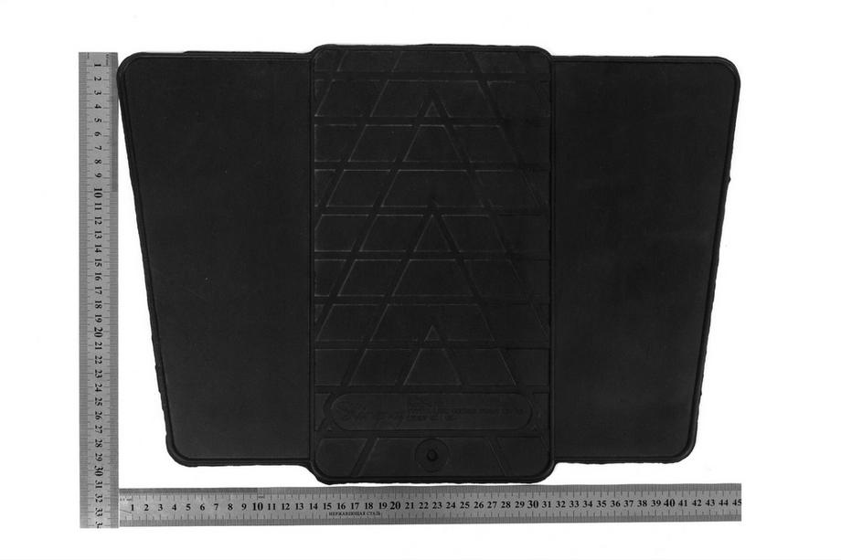 Toyota Land Cruiser Prado 120 2002-2009 Hintere Mittelsteg Gummimatte (Stingray Premium) Image