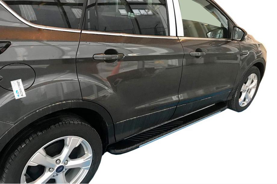 Skoda Karoq 2018- Trittbretter Bosphorus Grey (2 Stk., Aluminium) Image