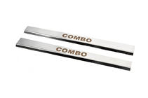 Opel Combo 2002–2012 Einstiegsleisten Edelstahl Carmos (2 Stk.) Foto 2