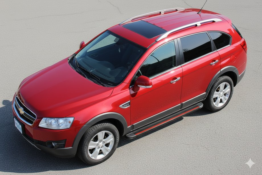 Chevrolet Captiva 2006-2019 Seitenschweller Maya Red (2 Stk., Aluminium) 2006-2015 Image