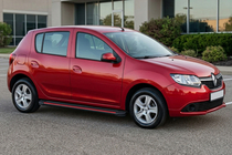Dacia Sandero 2013-2020 Seitenschweller Maya Red (2 Stk., Aluminium) Foto 1