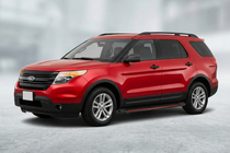Ford Explorer 2011-2019 Seitenschweller Maya Red (2 Stk., Aluminium) Foto 1