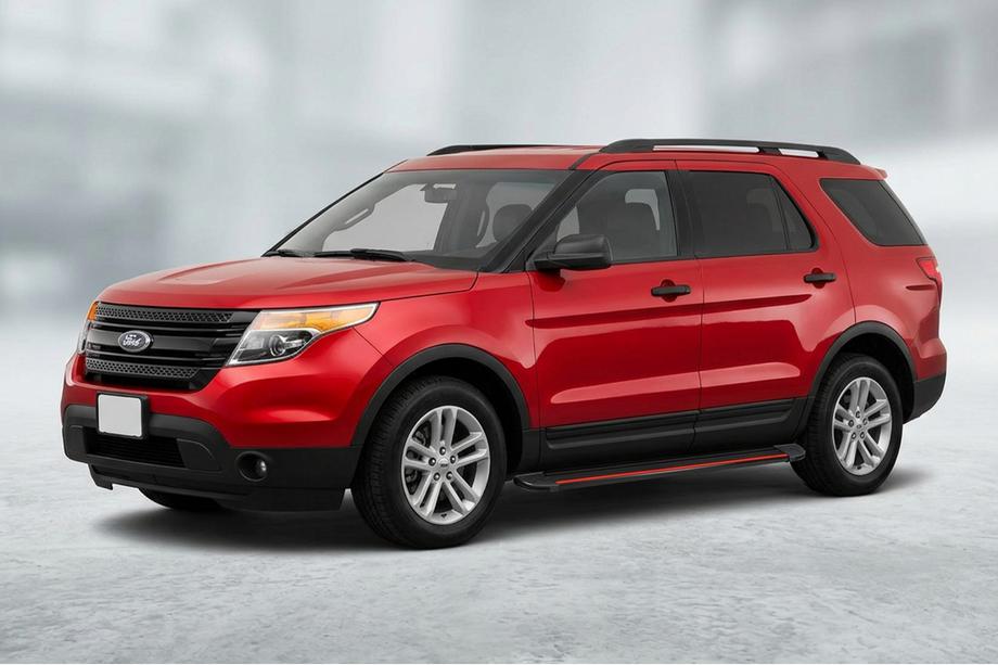 Ford Explorer 2011-2019 Seitenschweller Maya Red (2 Stk., Aluminium) Image