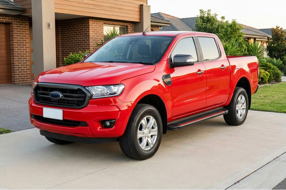 Ford Ranger 2011–2022 Seitenschweller Maya Red (2 Stk., Aluminium) Image