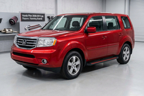 Honda Pilot 2008-2015 Seitenschweller Maya Red (2 Stk., Aluminium) Foto 1
