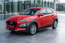 Hyundai Kona 2017-2023 Seitenschweller Maya Red (2 Stk., Aluminium) Foto 1