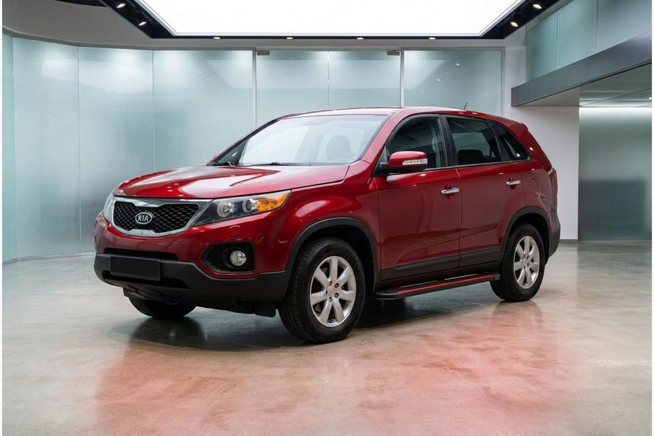 Kia Sorento II XM 2009-2014 Seitenschweller Maya Red (2 Stk., Aluminium) 2013-2016 Image