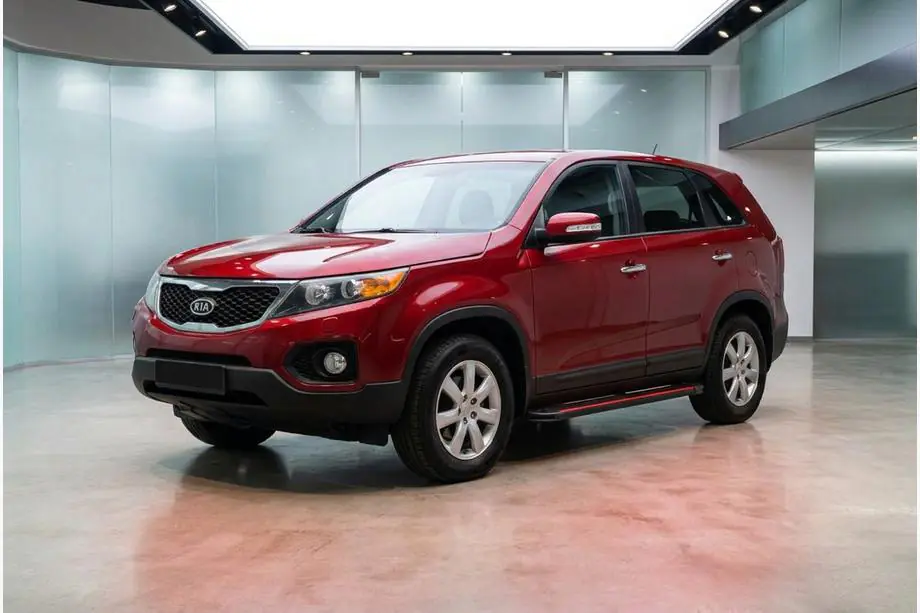 Kia Sorento II XM 2009-2014 Seitenschweller Maya Red (2 Stk., Aluminium) Image