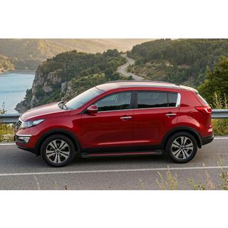 Trittbretter Maya Red-Black (2 Stk., Aluminium) Kia Sportage 2010-2015 Foto 1