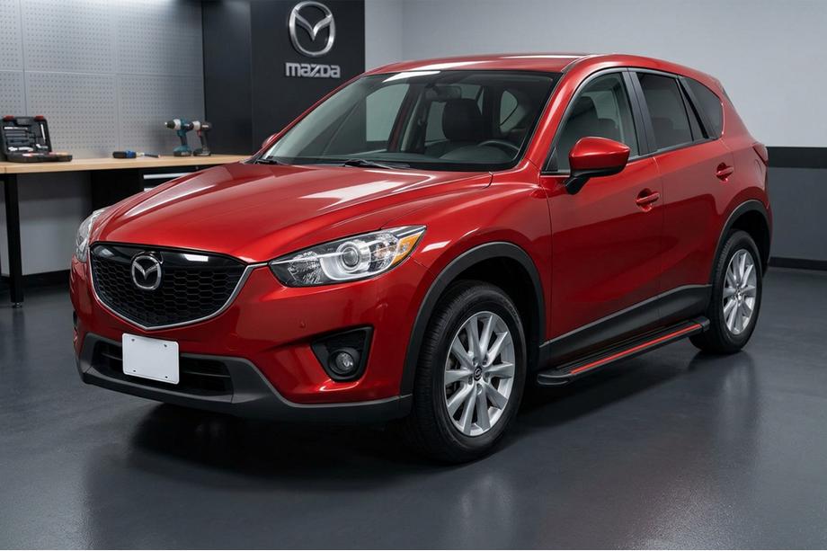 Mazda CX-5 2012-2017 Seitenschweller Maya Red (2 Stk., Aluminium) Image