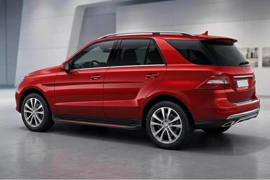 Mercedes GLE/ML class W166 2011-2018 Seitenschweller Maya Red (2 Stk., Aluminium) Image