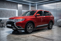 Mitsubishi Outlander 2012-2021 Seitenschweller Maya Red (2 Stk., Aluminium) Foto 1